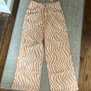Zara Orange Jeans